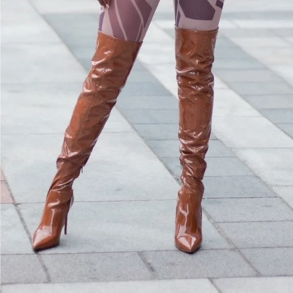 Madden Viktory Steve Madden Over The Knee Boots Brown Steve Madden